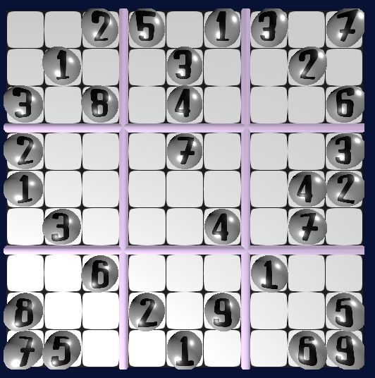 A Valentine's Day daily challenge in the puzzle editor — hand-set numbers forming a heart pattern